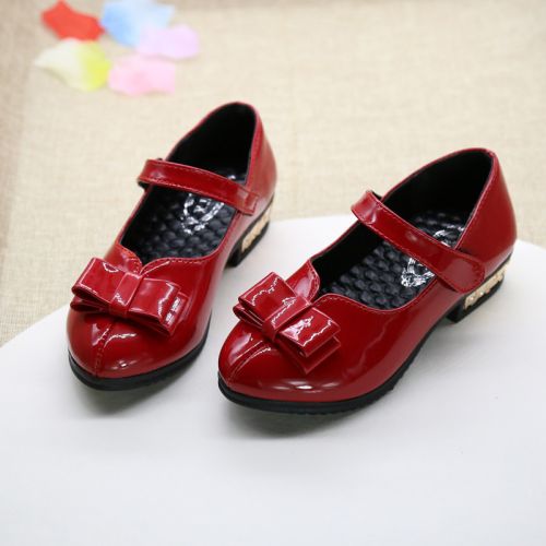 Chaussures enfants en PU ronde pour printemps - semelle caoutchouc Ref 1040277