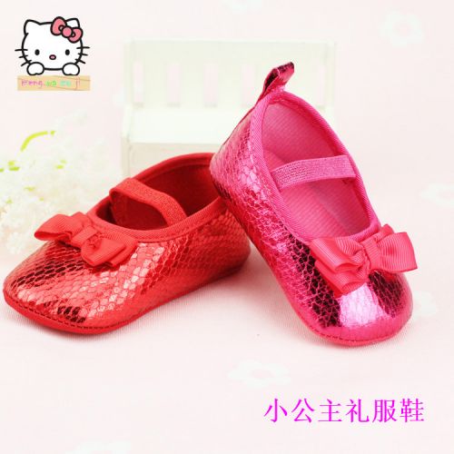 Chaussures enfants en similicuir paillette pour printemps - Ref 1040357