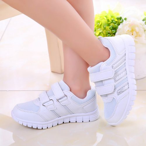 Chaussures enfants en Cuir spatial pour printemps - semelle caoutchouc Ref 1040375