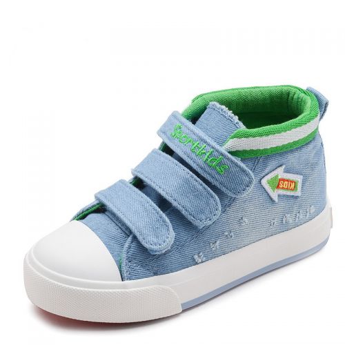 Chaussures enfants en toile pour printemps - semelle caoutchouc Ref 1040424