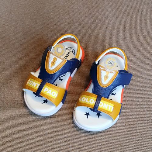 Chaussures enfants en PU pour été - semelle caoutchouc antidérapant Ref 1040484