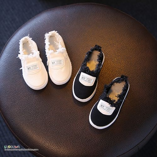 Chaussures enfants en toile pour printemps - semelle plastique Ref 1040494