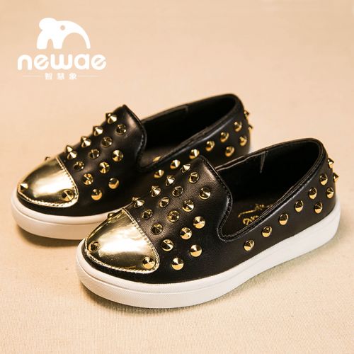 Chaussures enfants en PU ronde rivet pour printemps - semelle fond composite Ref 1040515