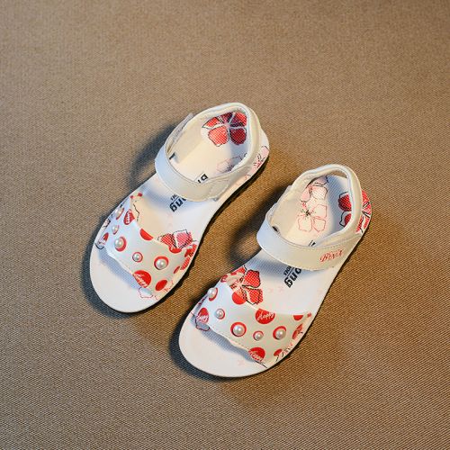 Chaussures enfants en cuir de vache fendu BNXIONG pour été - semelle fond composite Ref 1040525