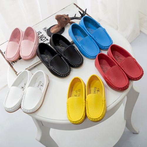 Chaussures enfants en PU ronde pour printemps - semelle caoutchouc naturel Ref 1040693