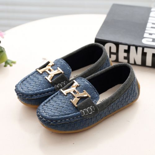 Chaussures enfants en PU ronde métal pour printemps - Ref 1040712