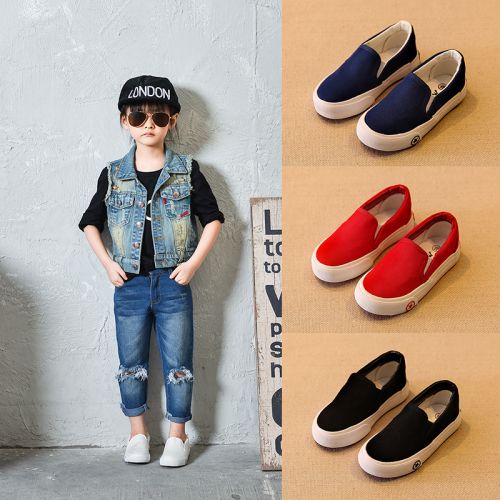 Chaussures enfants en toile pour Toute saison - semelle caoutchouc Ref 1040751