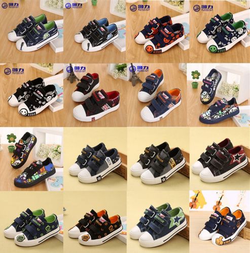 Chaussures enfants en toile WARRIOR pour printemps - semelle caoutchouc Ref 1040780