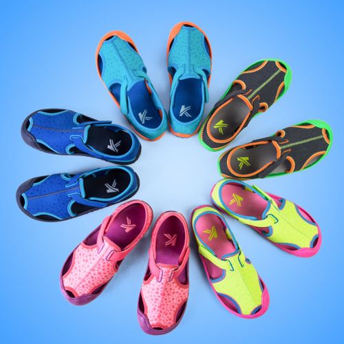 Chaussures enfants en Baotou creux pour été - semelle caoutchouc Ref 1040806