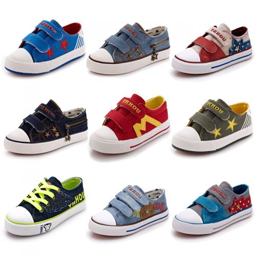 Chaussures enfants en toile WARRIOR pour printemps - semelle caoutchouc Ref 1040904