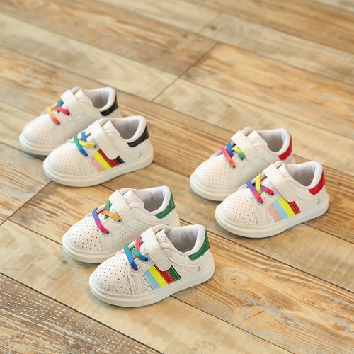 Chaussures enfants en PU pour printemps - semelle caoutchouc antidérapant Ref 1040940