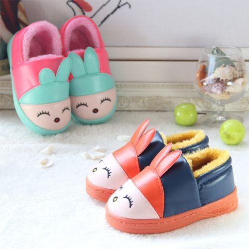 Chaussures enfants en Cuir spatial pour hiver - semelle caoutchouc antidérapant Ref 1040968