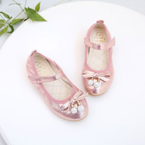 Chaussures enfants ronde avec perles pour printemps - Ref 1041018