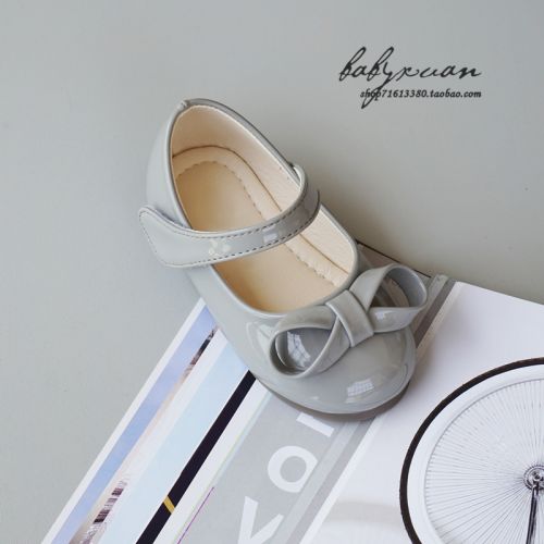 Chaussures enfants en PU BABYXUAN ronde pour printemps - semelle caoutchouc antidérapant Ref 1041054