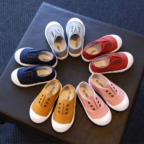 Chaussures enfants en toile Flanger pour printemps - semelle caoutchouc Ref 1041068