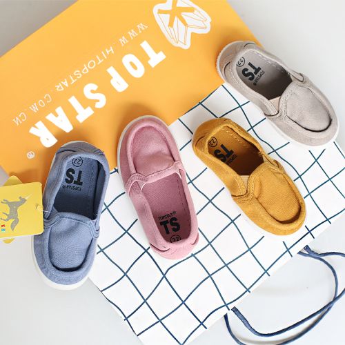 Chaussures enfants en toile TOP STAR pour printemps - semelle plastique Ref 1041069