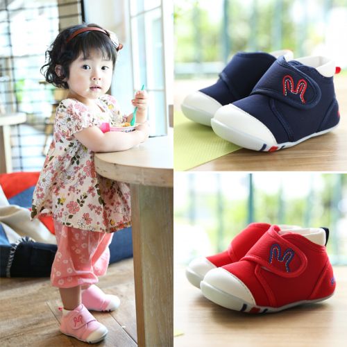 Chaussures enfants en tissu pour printemps - semelle caoutchouc Ref 1041070
