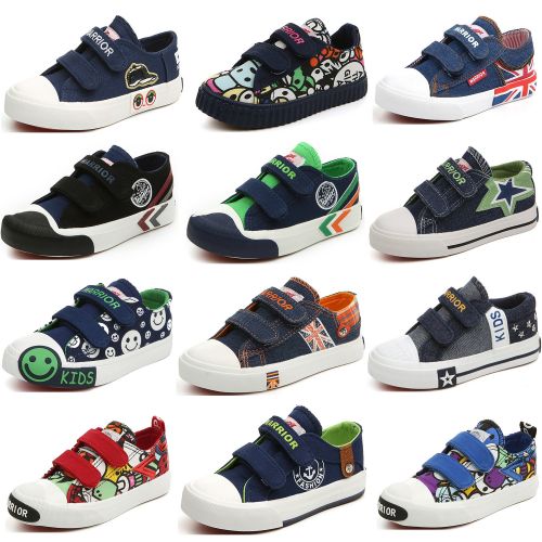 Chaussures enfants en toile WARRIOR pour printemps - semelle caoutchouc Ref 1041076