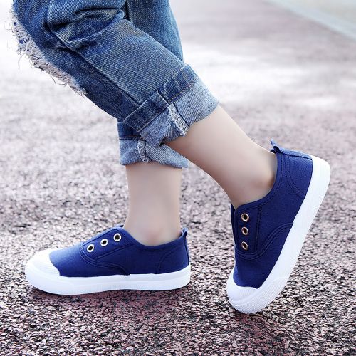Chaussures enfants en toile pour printemps - semelle plastique Ref 1041086