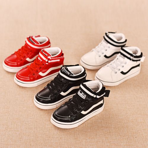 Chaussures enfants en PU pour printemps - semelle caoutchouc antidérapant Ref 1041087