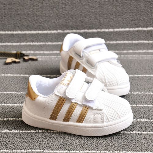 Chaussures enfants en cuir synthétique coutures pour printemps - Ref 1041144