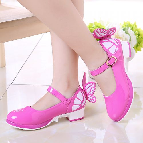 Chaussures enfants en similicuir CRAZYBEE ronde métal pour printemps - semelle Ref 1041203