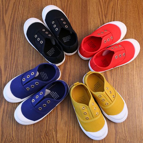 Chaussures enfants en toile pour printemps - semelle coton Ref 1041217