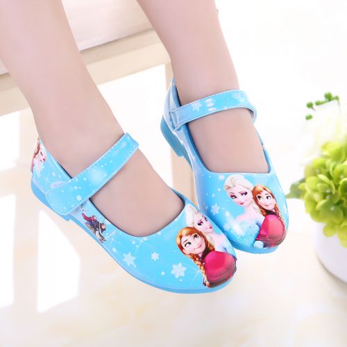Chaussures enfants en PU ronde brodé pour printemps - semelle caoutchouc Ref 983139