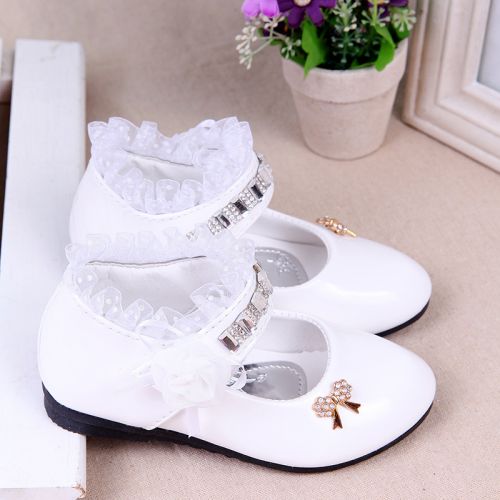 Chaussures enfants en PU ronde avec perles pour Toute saison - Ref 983190