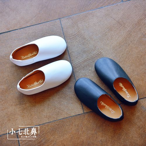 Chaussures enfants en Cuir spatial ronde pour printemps - semelle caoutchouc naturel Ref 983191