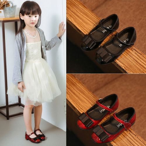 Chaussures enfants en PU ronde coutures cuir pour printemps - semelle Ref 983214