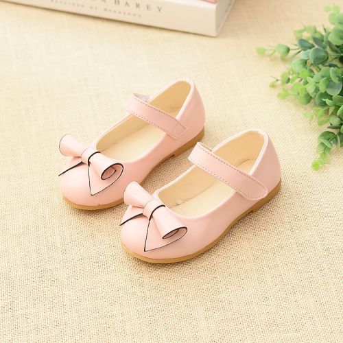 Chaussures enfants en PU ronde - semelle caoutchouc Ref 983261