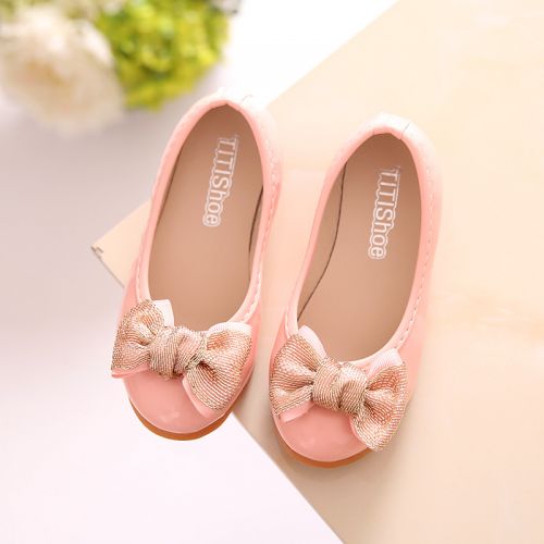 Chaussures enfants en similicuir ronde pour printemps - semelle caoutchouc Ref 983332