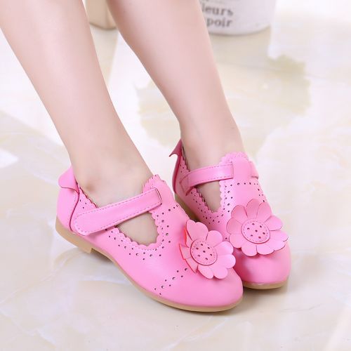 Chaussures enfants en PU ronde pour printemps - semelle caoutchouc naturel Ref 983362
