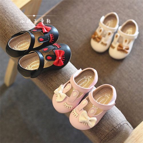 Chaussures enfants en PU ronde pour printemps - semelle caoutchouc Ref 983384
