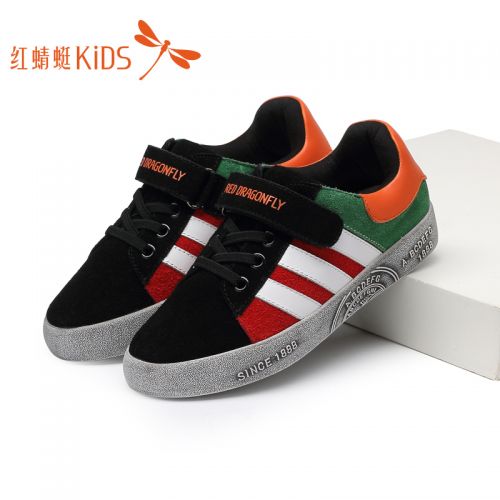 Chaussures enfants en de vache, Nubuck, REDDRAGONFLY ronde pour printemps - semelle caoutchouc Ref 98