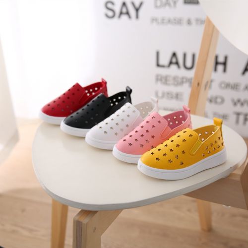 Chaussures enfants en PU ronde pour été - semelle caoutchouc antidérapant Ref 983392