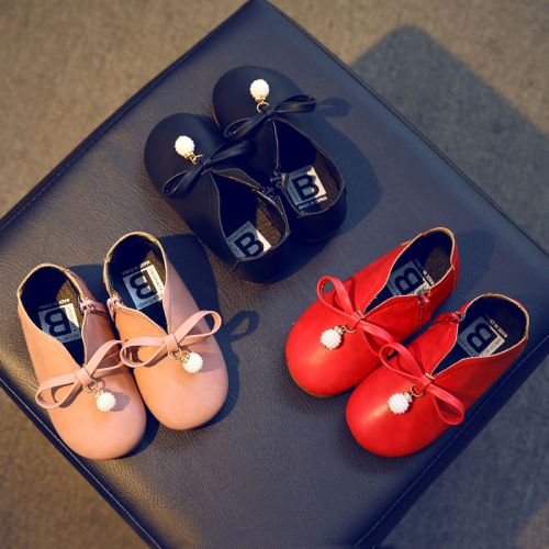 Chaussures enfants en PU ronde pour printemps - semelle caoutchouc naturel Ref 983437