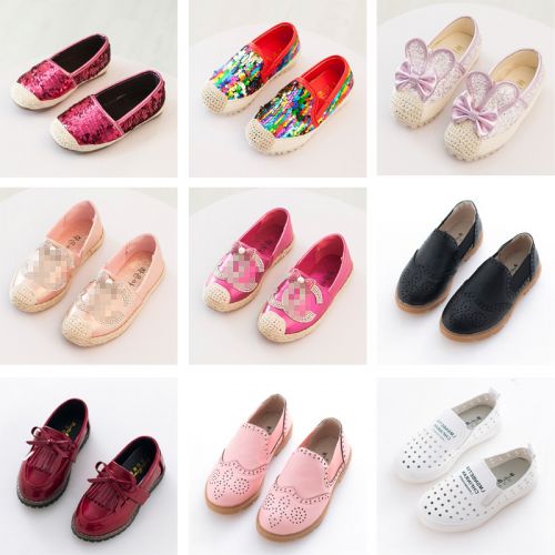 Chaussures enfants BELLA NEWMAN ronde paillette pour printemps - semelle plastique Ref 983469