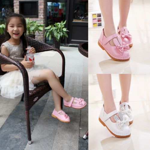 Chaussures enfants en PU ronde pour printemps - Ref 983475