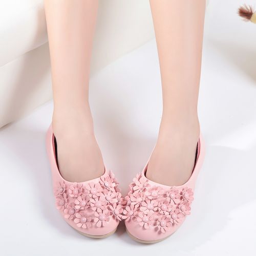 Chaussures enfants en PU ronde rivet pour printemps - Ref 983481
