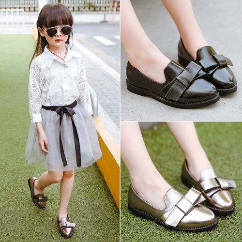 Chaussures enfants en similicuir pointu pour printemps - semelle TPR Ref 983498