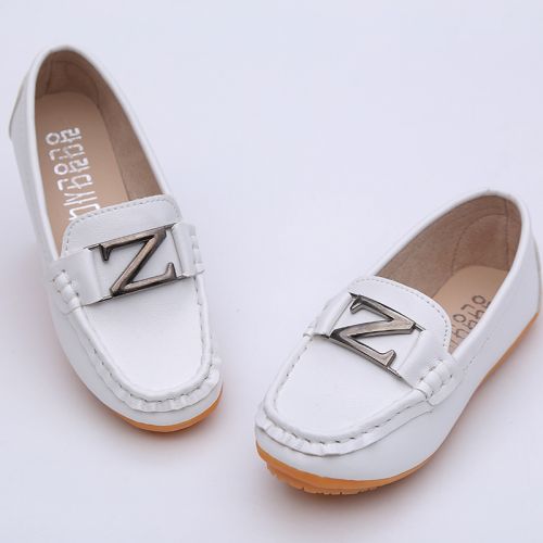 Chaussures enfants en PU ronde métal pour printemps - Ref 983517