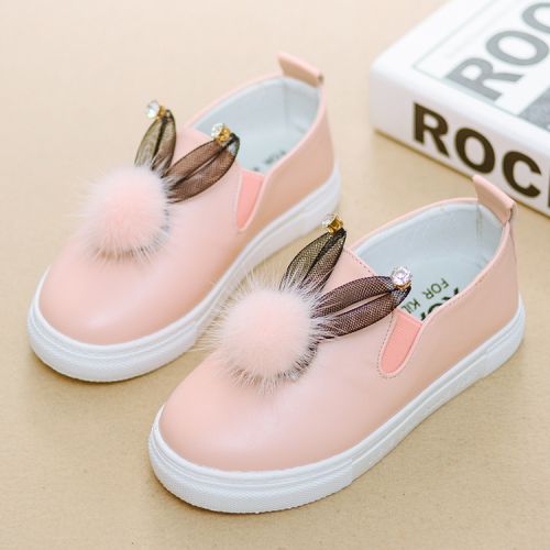 Chaussures enfants en PU ronde paillette pour printemps - semelle caoutchouc Ref 983521