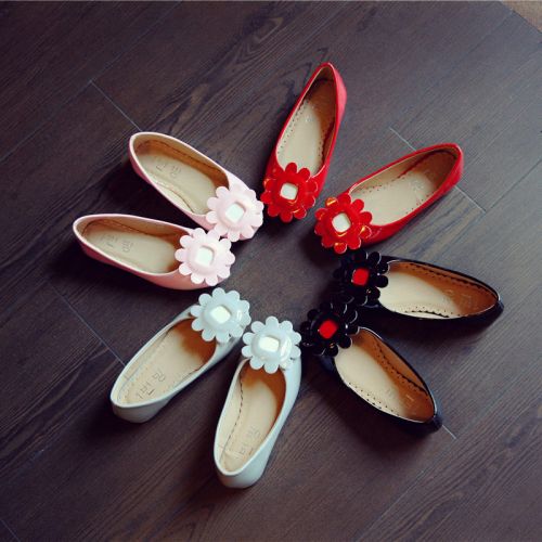 Chaussures enfants en PU ronde pour printemps - semelle TPR Ref 983525