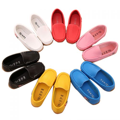 Chaussures enfants en PU ronde pour printemps - Ref 983551