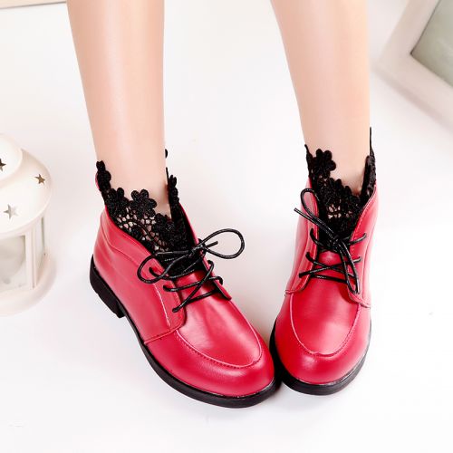 Chaussures enfants en PU ronde Flanger pour printemps - semelle caoutchouc Ref 983574