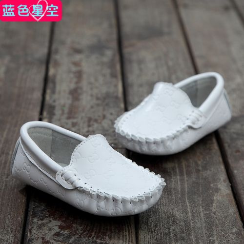 Chaussures enfants en peau de porc ronde pour Toute saison - semelle caoutchouc Ref 983576