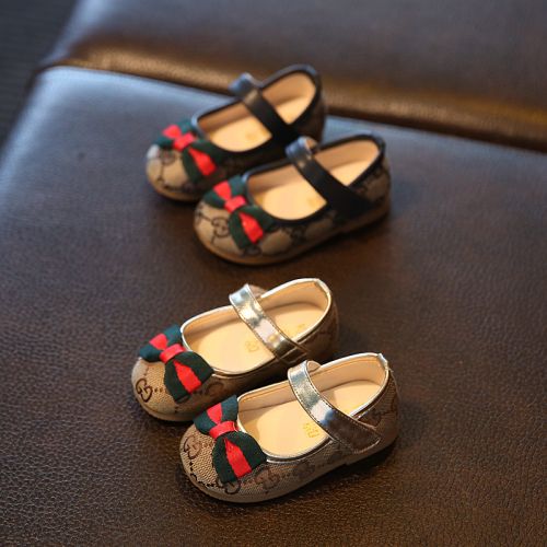 Chaussures enfants en PU ronde pour printemps - semelle caoutchouc antidérapant Ref 983584