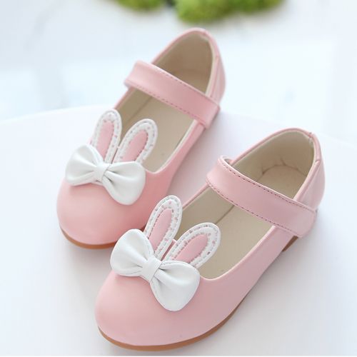 Chaussures enfants en cuir synthétique ronde coutures pour printemps - Ref 983593